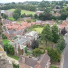 View from top of St James' Church tower, Louth, Lincolnshire