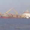 Dredger for beach re-nourishment, Anderby Creek, Lincolnshire  - Jun 05