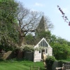 The garden and writing room Monks House, Lewes, East Sussex