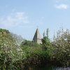 St Peter's Church Rodmell from Monks House