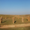 Modern commemorative Stone Circle.