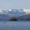 West bank of Windermere opposite Bell Isle.