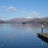 West bank of Windermere opposite Bell Isle.