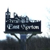 Village sign of East Norton, Leicestershire
