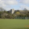 Barton le Clay Recreation Ground with St Nicholas' Church