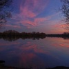 Evening reflection, Kingsbury Water Park, Warwickshire