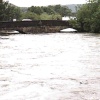 rising water on the river aire