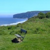 A bench with a view, Filey, North Yorkshire