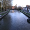 Evening on the canal at Newbury, Berkshire