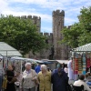 Caernarfon market, Gwynedd, Wales
