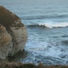 Incoming waves, Flamborough, East Riding of Yorkshire