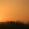 Sunrise over Lichfield, Staffordshire