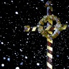 Easter Cross at St Oswalds Church, Lythe, Whitby
