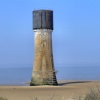 The old lighthouse at Spurn point, Kilnsea, East Riding of Yorkshire