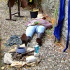 Time for a nap, Scarecrow Festival, Ellerker, East Riding of Yorkshire