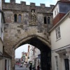 Leaving cathedral close by the main entrance