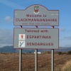 Arriving at Clackmannanshire from the South on the A977
