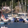 Across the Dart to the higher ferry slip and 'Britannia Halt'