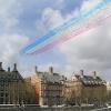 The Red Arrows flypast