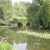 Water views from behind Warwick Castle