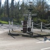 Old road sign at Hexton, Hertfordshire