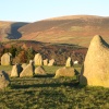 Late afternoon sun at The Castlerigg Stone Circle