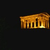 Penshaw Monument, Sunderland, at night.