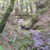 Bridge crossing the river at Lydford Gorge, Devon