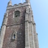 Maker church tower, adjoining Mount Edgcumbe country park, Cornwall