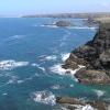 Rugged coastline near Bedruthan Steps, Cornwall