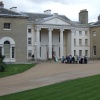 Tour group  'grouping' outside Kenwood House