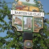 Barton Le Clay village sign