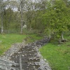 Stream running into Coniston Water, Cumbria.