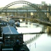 The bridges over the Tyne and quayside.