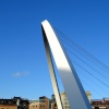 The Gateshead Millennium Bridge.