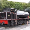 A engine of the Lakeside to Haverthwaite Railway