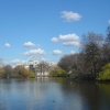 View of the London Eye from St. James's Park.