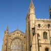The Lady Chapel in evening sunlight