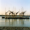 Thames Barges Moored off Gravesend