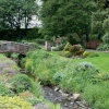 The stream running through the gardens at Waddington