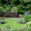 Bench in Coronation Gardens, at Waddington