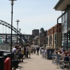 Sunday lunch time on Quayside Newcastle