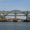 Tyne Bridges from the river
