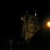 London church at night