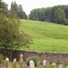 St. James churchyard; grazing sheep
