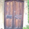 Old wooden doors