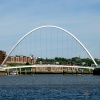 Tyne Bridges from the river.