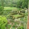 View from the tower at Sissinghurst castle garden, Kent