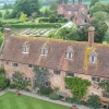 View from the tower at Sissinghurst castle garden, Kent