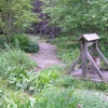Path winding past a well at Sissinghurst